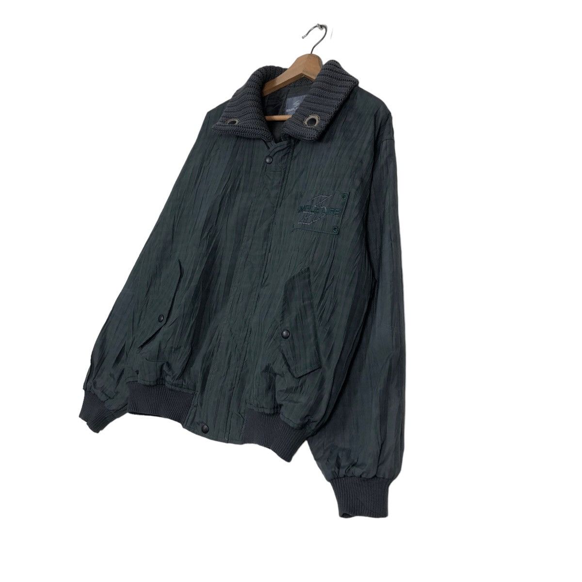 Japanese Brand 🔥Vtg Riot Bomber Jacket Parachute Simple Life Issey Miyake Size US L / EU 52-54 / 3 - 2 Thumbnail