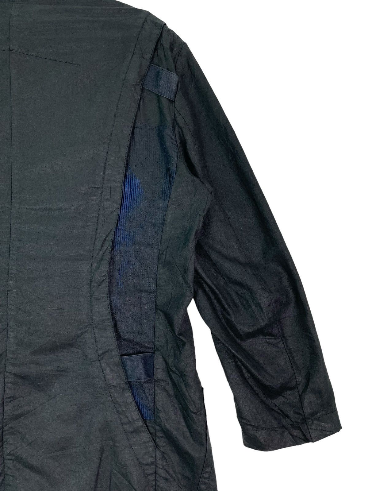 Vintage Vtg 90s E-Play boro stitch design part coated black jacket Size US XL / EU 56 / 4 - 6 Thumbnail