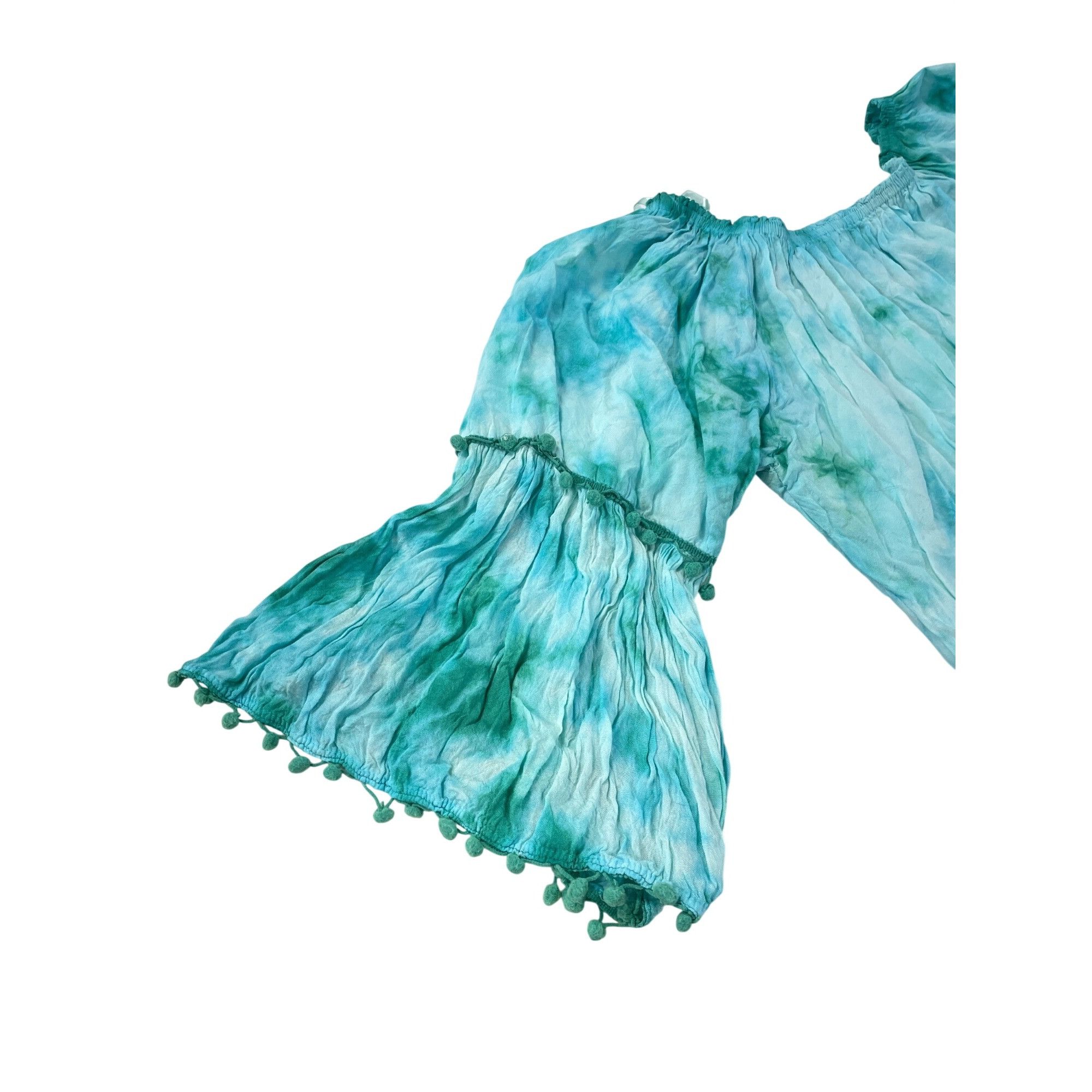 Other Ace Fashiom wms aqua green boho festive fairy flared cuff to Size ONE SIZE - 2 Thumbnail