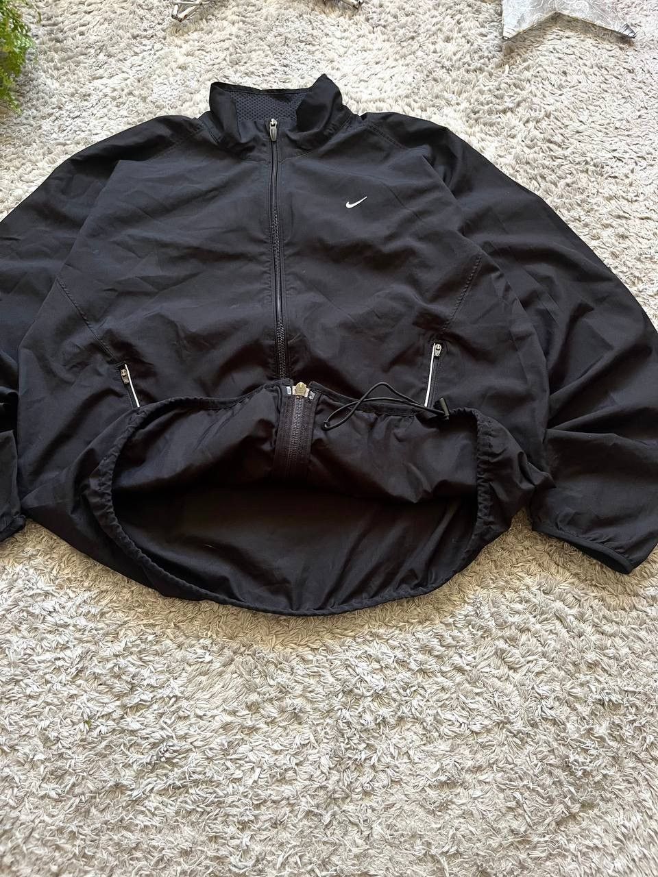 Nike × Vintage 00s Nike Vintage Light Jacket Streetwear Rare Swoosh Logo Size US M / EU 48-50 / 2 - 3 Thumbnail