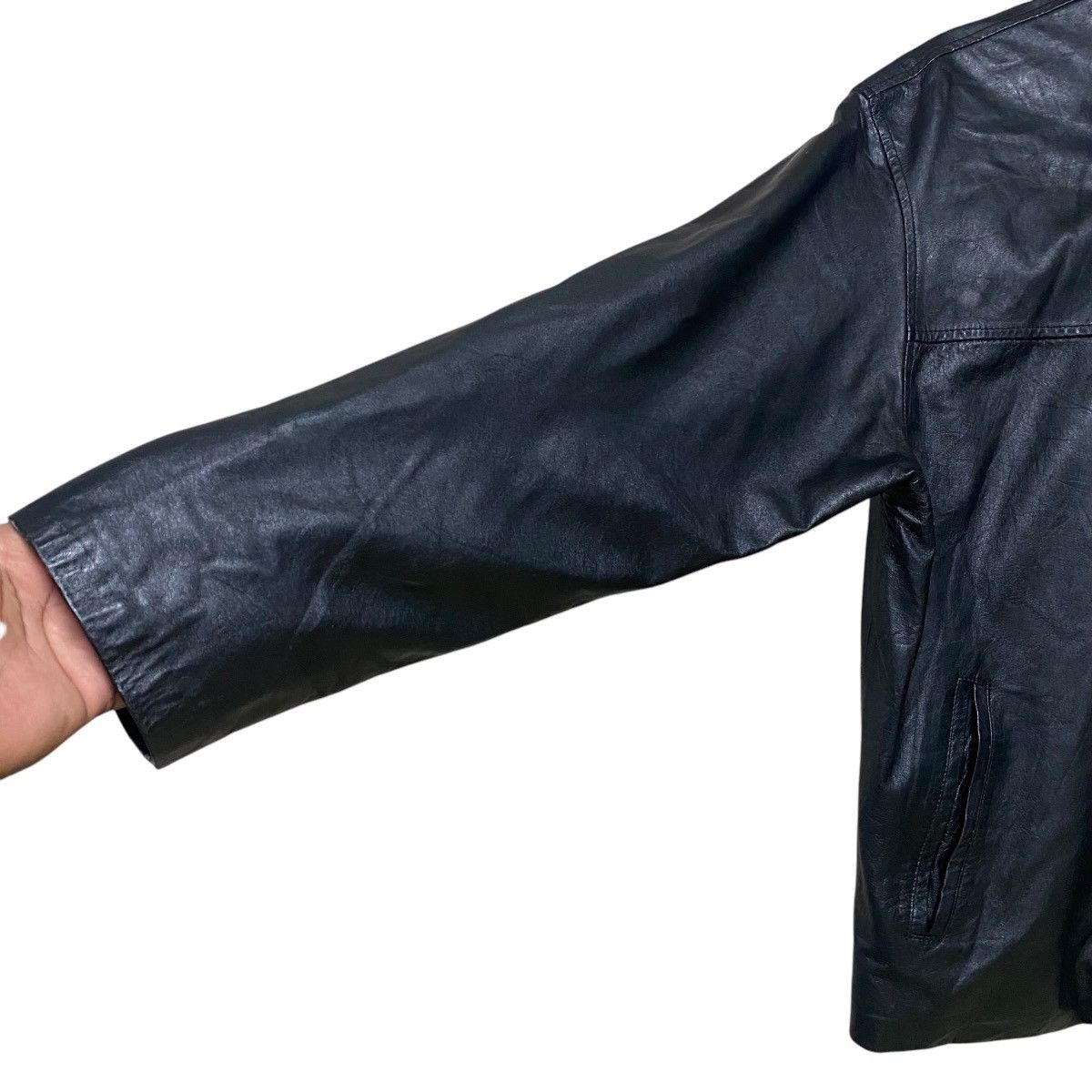 Polo Ralph Lauren Vintage Polo Ralph Lauren Black Leather Jacket Oversized Size US M / EU 48-50 / 2 - 5 Thumbnail