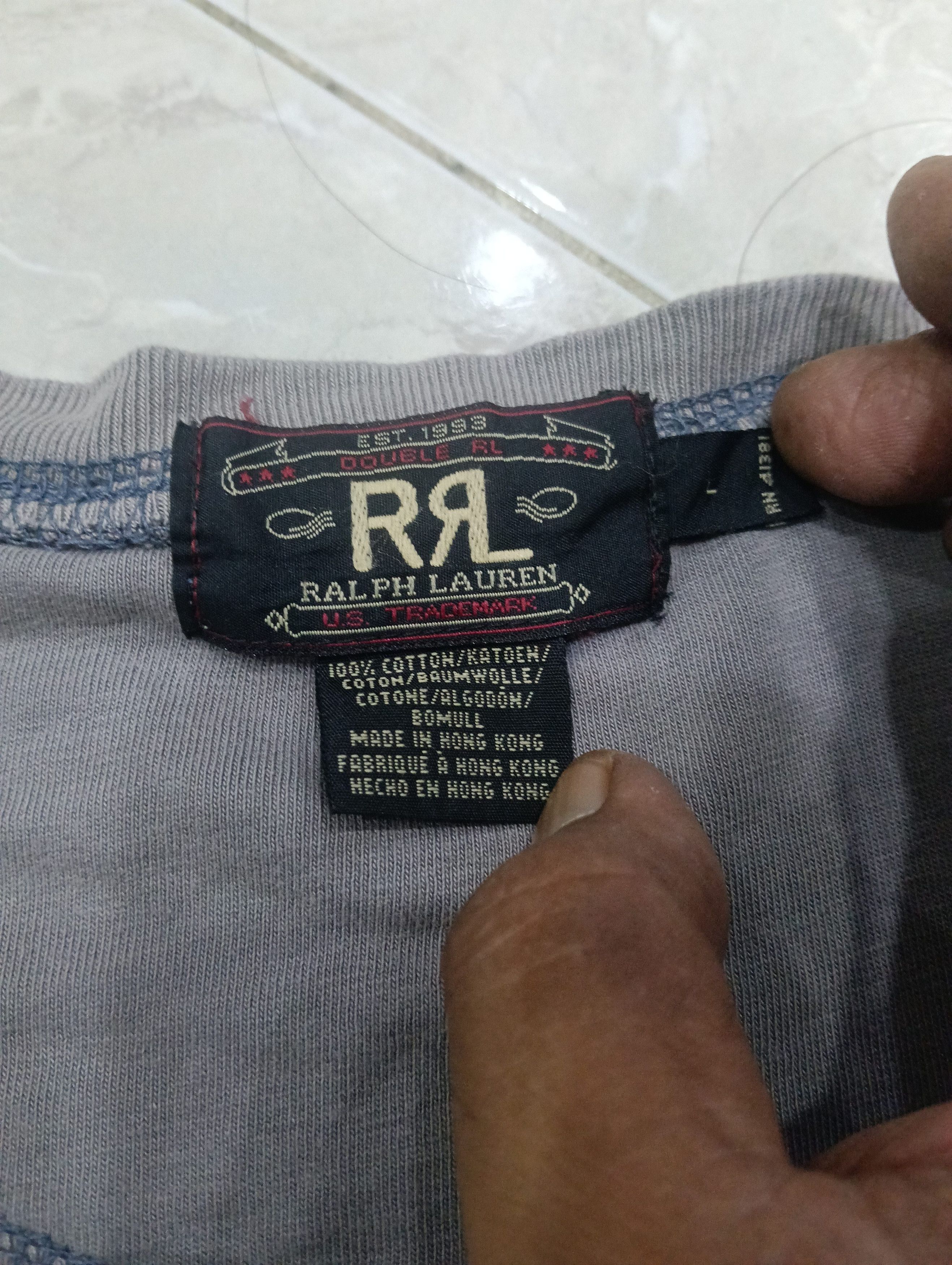 RRL Ralph Lauren RRL Ralph Lauren Tee Size US L / EU 52-54 / 3 - 7 Thumbnail