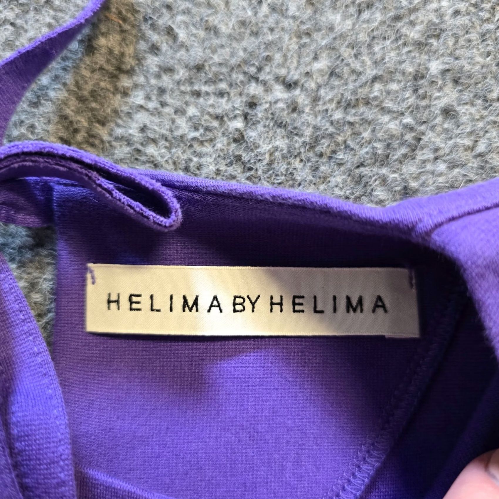 Vintage VINTAGE? No. Helima By Helima Top Womens Small Purple Green Ruffle Pocket Minimal Casual Size S / US 4 / IT 40 - 7 Thumbnail