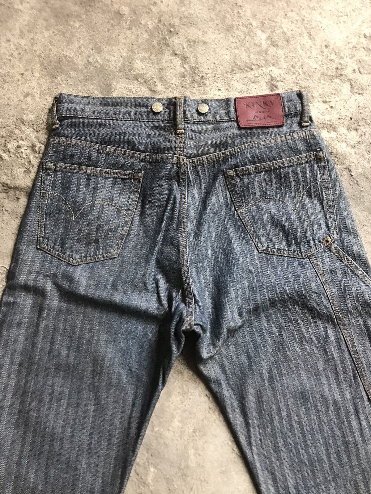 Hysteric Glamour ⚡️Hysteric Glamour Kinky Carpanter Herringbone Baggy- W32 Size US 32 / EU 48 - 17 Thumbnail