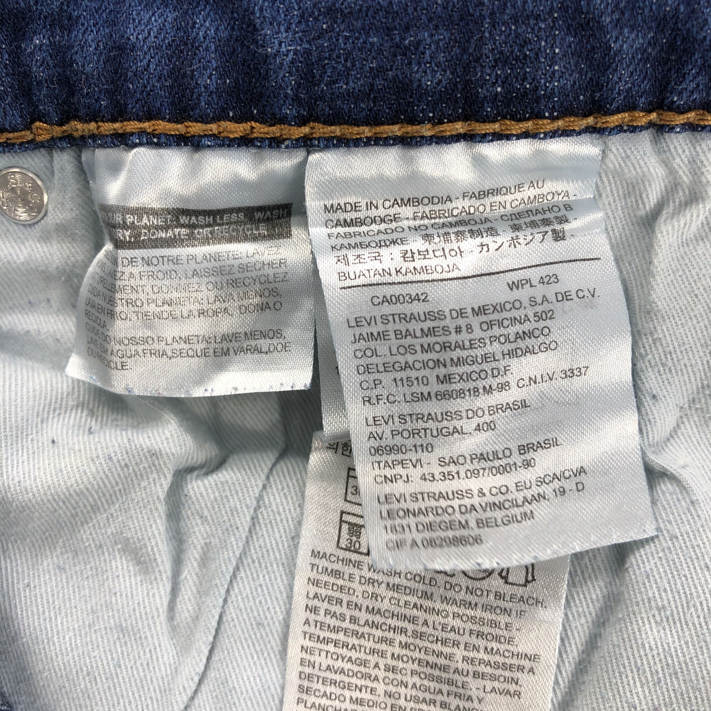 Levi's Vintage Blue Wash Levis 514 Jeans-J1392 Size US 39 - 12 Thumbnail