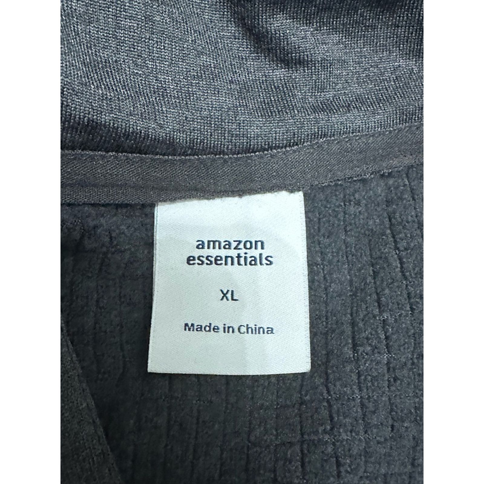 Other Amazon Essentials Pullover Top 1/4 Zip Neck Gray Mens XL NWT Size US XL / EU 56 / 4 - 7 Thumbnail