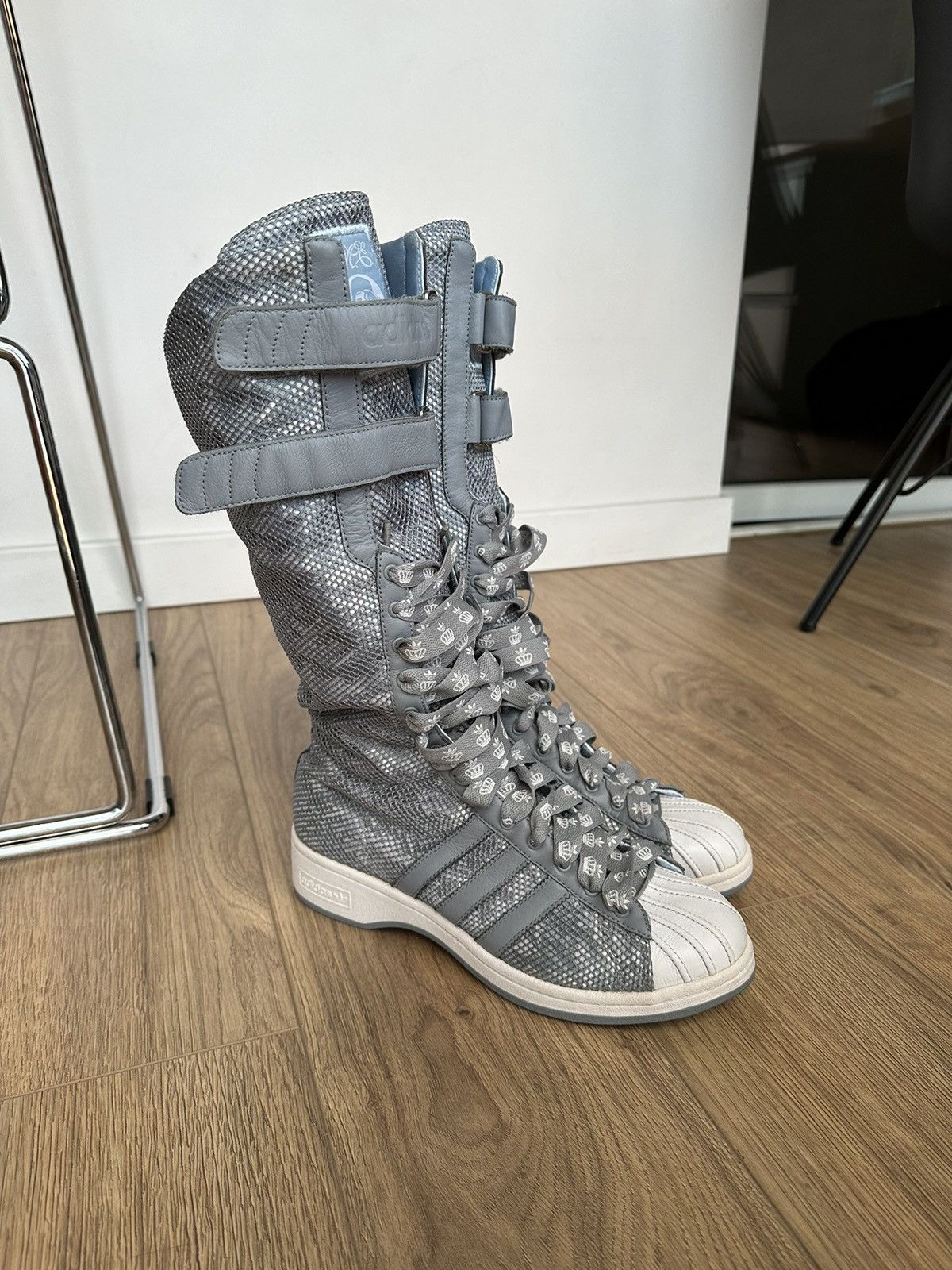 Adidas Streetwear Vintage Adidas missy elliot boots 90s wrestling boxing moto biker Grailed