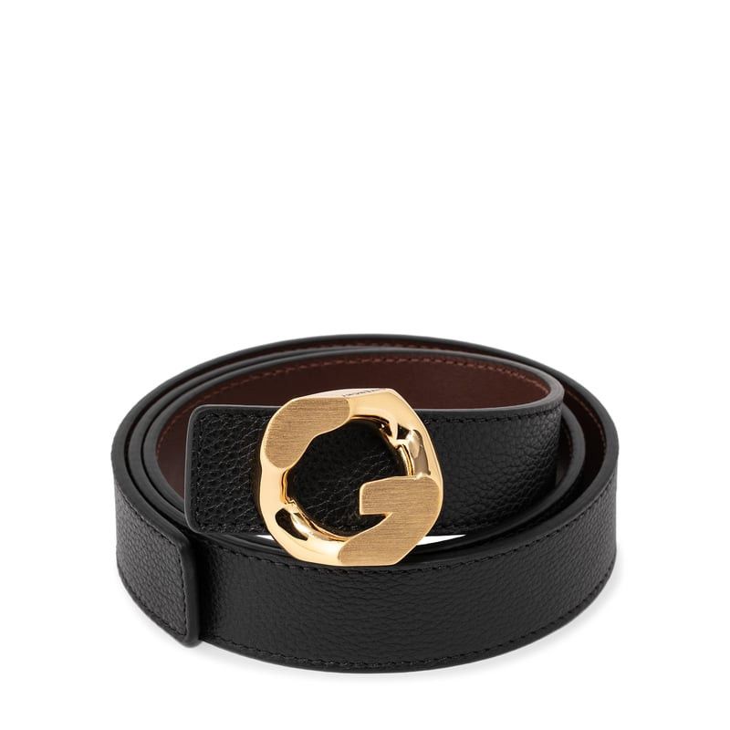 Givenchy o1w1db10525 Size: OS/G Chain Buckle 30MM Belt in Black Size ONE SIZE - 1 Thumbnail