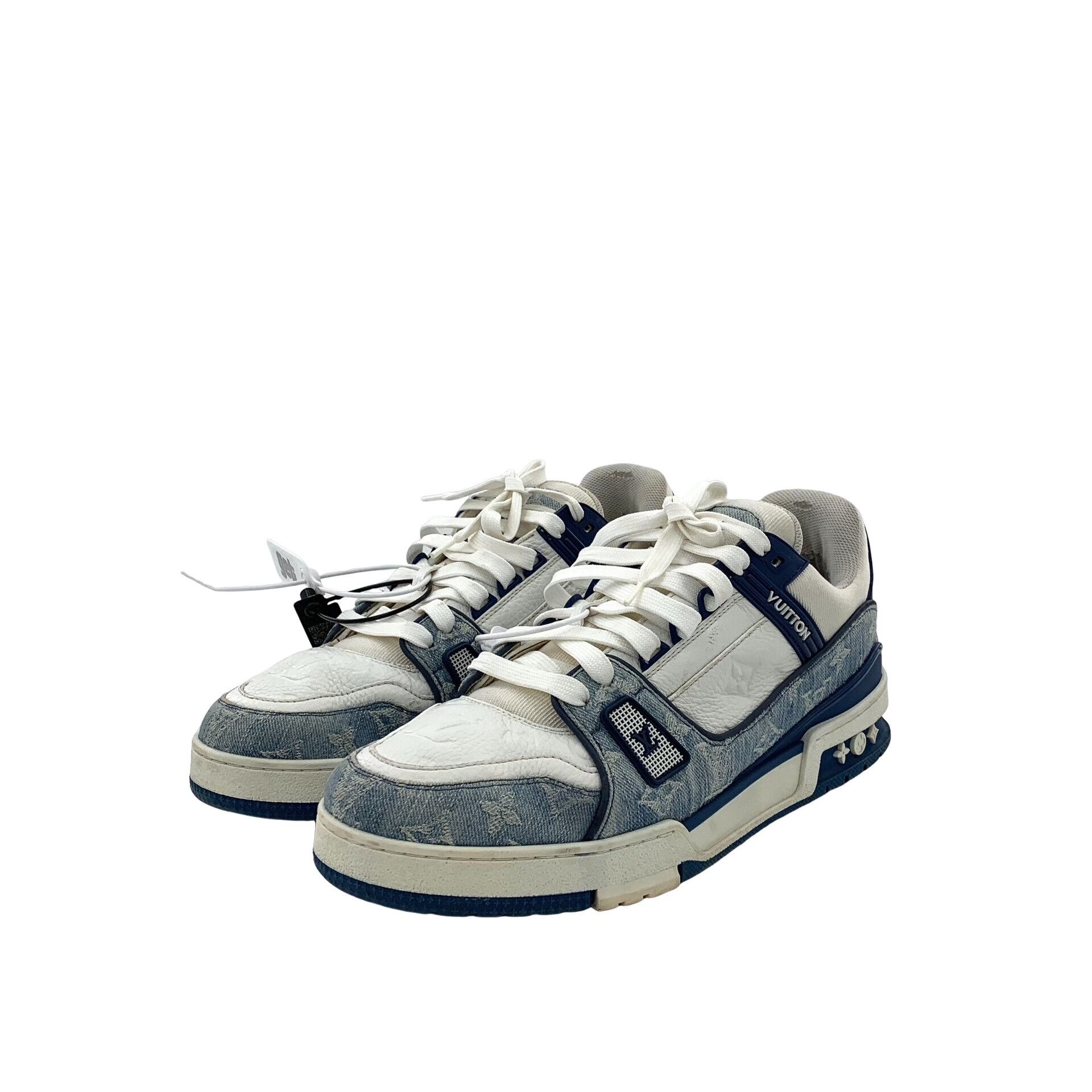 Louis Vuitton Louis Vuitton Monogram Denim Trainer Sneakers 10 Size US 10 / EU 43 - 1 Thumbnail
