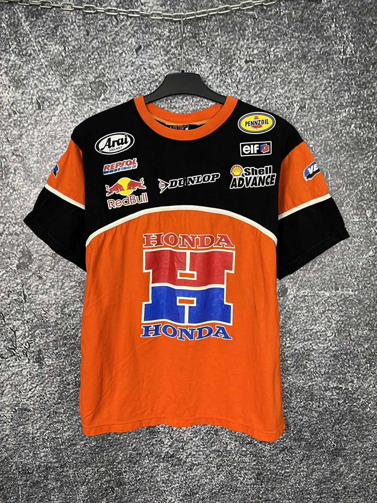 Honda HONDA Motor Bike Racing Team T-Shirt Pepsol Red Bull VTR Size US S / EU 44-46 / 1 - 2 Thumbnail