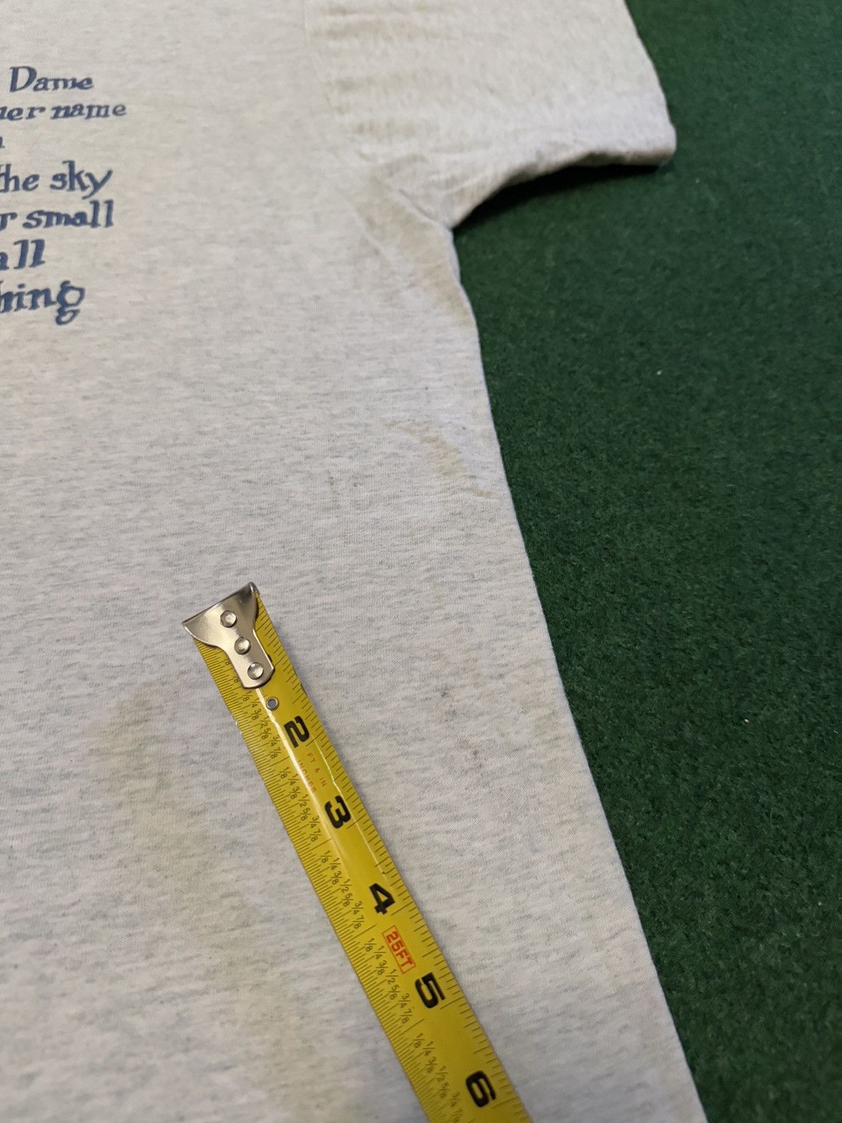 Fruit Of The Loom Vtg 90s Notre Dame Football Irish More Than A Game T Shirt Size US XL / EU 56 / 4 - 10 Thumbnail