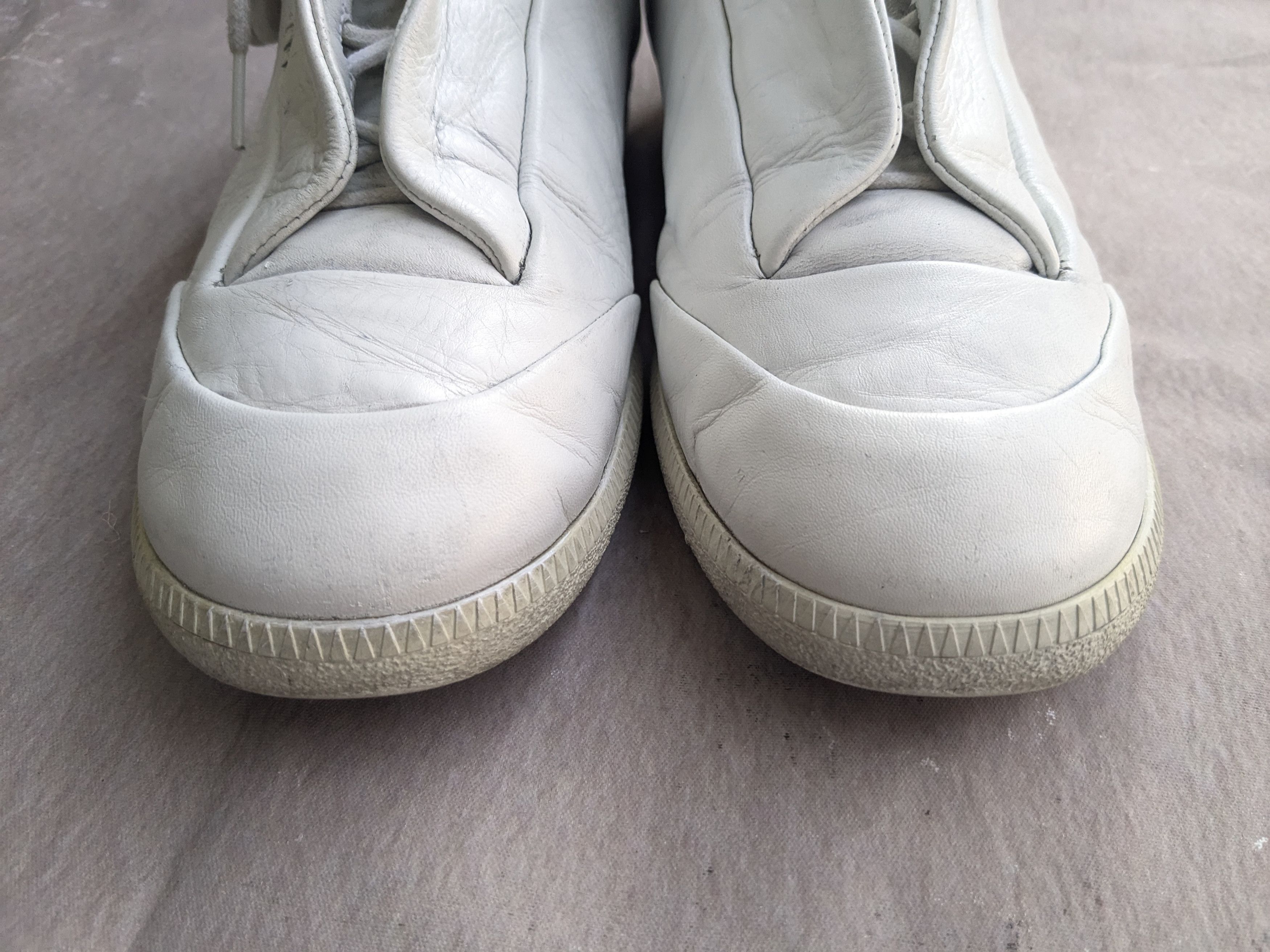 Maison Margiela Maison Margiela Future White Low Tops 11.5 44.5 Leather Size US 11.5 / EU 44-45 - 2 Thumbnail