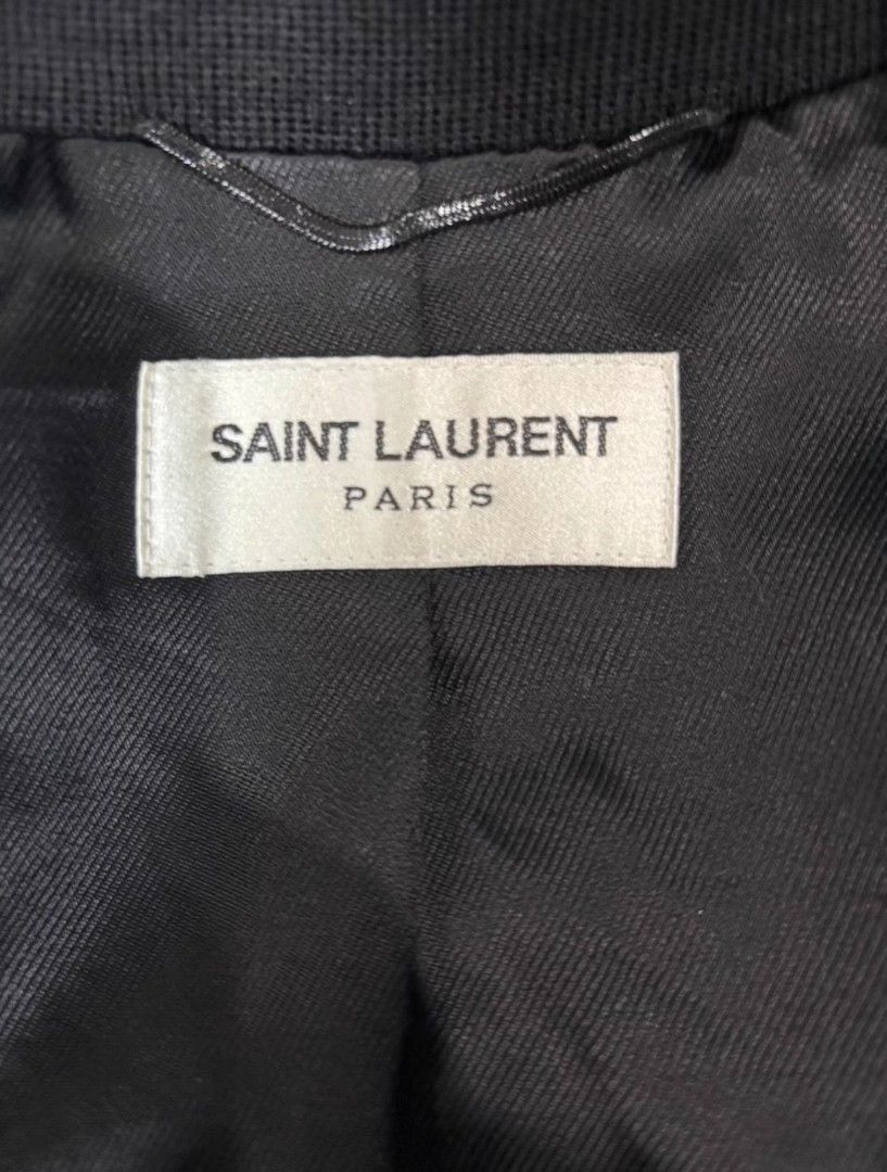Saint Laurent Paris SS17 Saint Laurent "Sweet Dreams" Shark Bomber Jacket Size US XXS / EU 40 - 3 Thumbnail