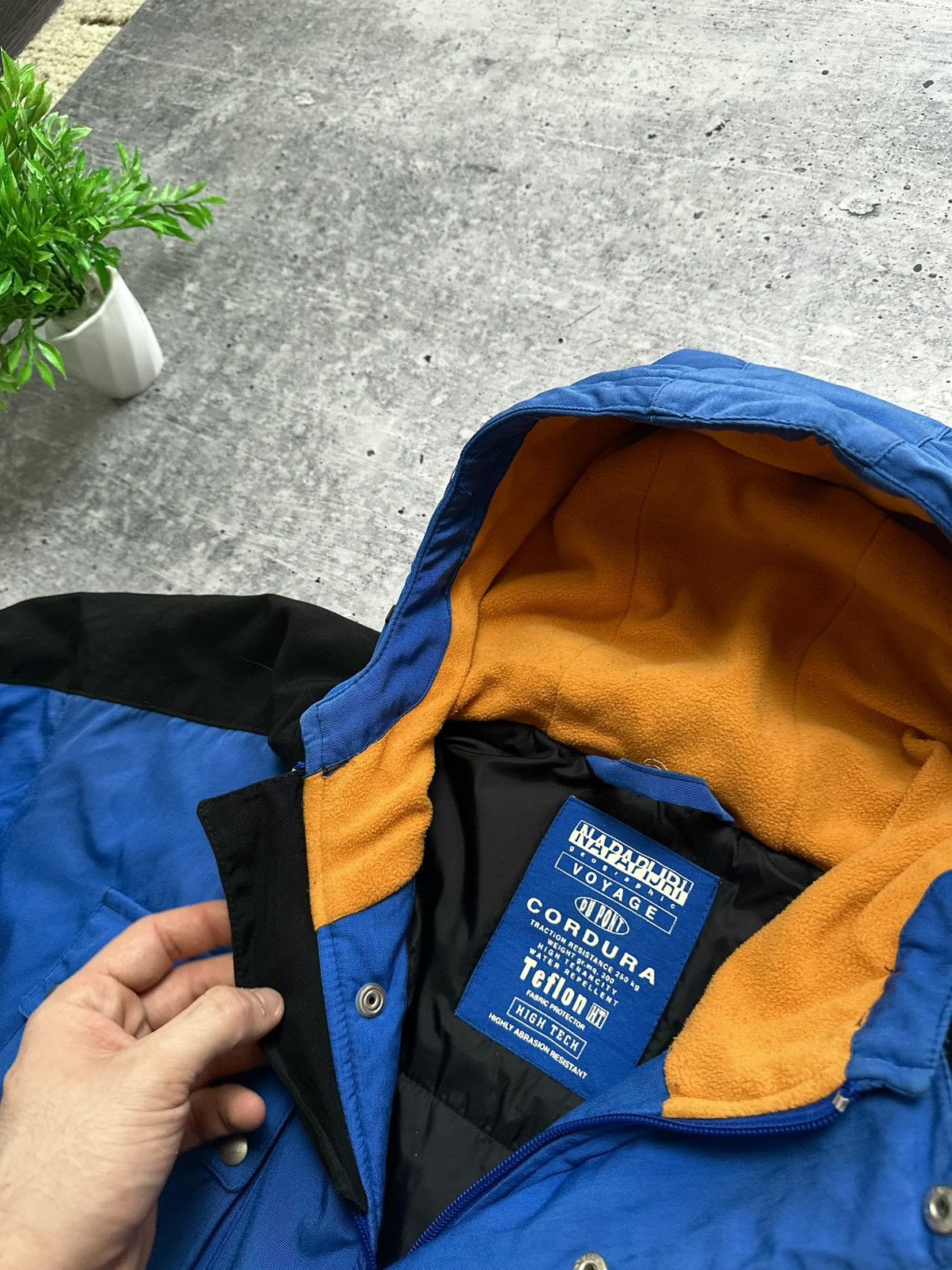 Napapijri Vintage 90s Napapijri Expedition Teflon Puffer Parka Jacket Size US L / EU 52-54 / 3 - 6 Thumbnail