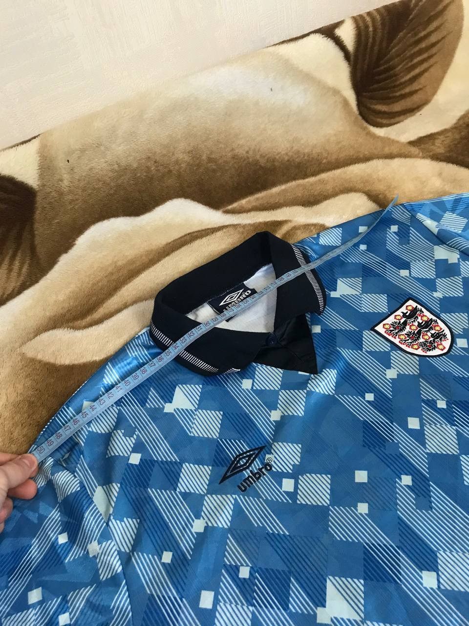 Umbro 🔥 90s Umbro England Vintage Jersey Shirt Soccer Size US XL / EU 56 / 4 - 10 Thumbnail