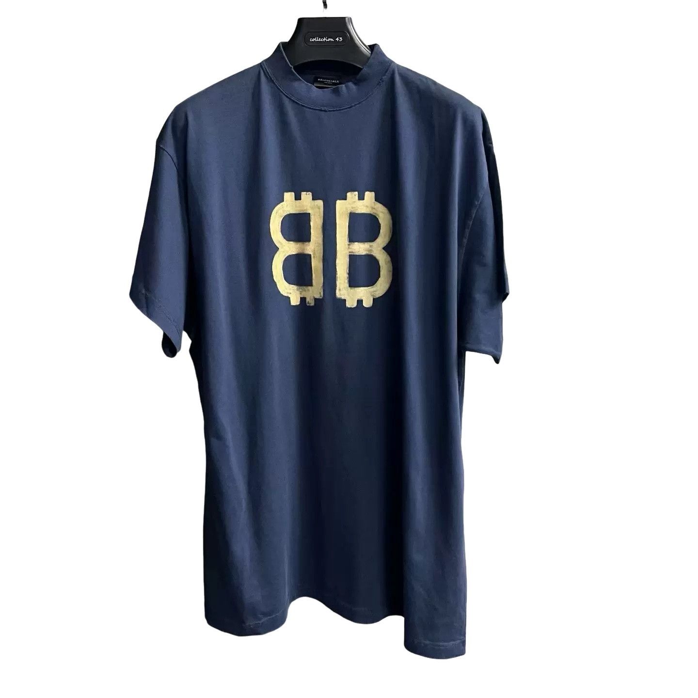 Balenciaga Balenciaga Crypto Logo Print T-Shirt Size 2 Size US M / EU 48-50 / 2 - 1 Thumbnail