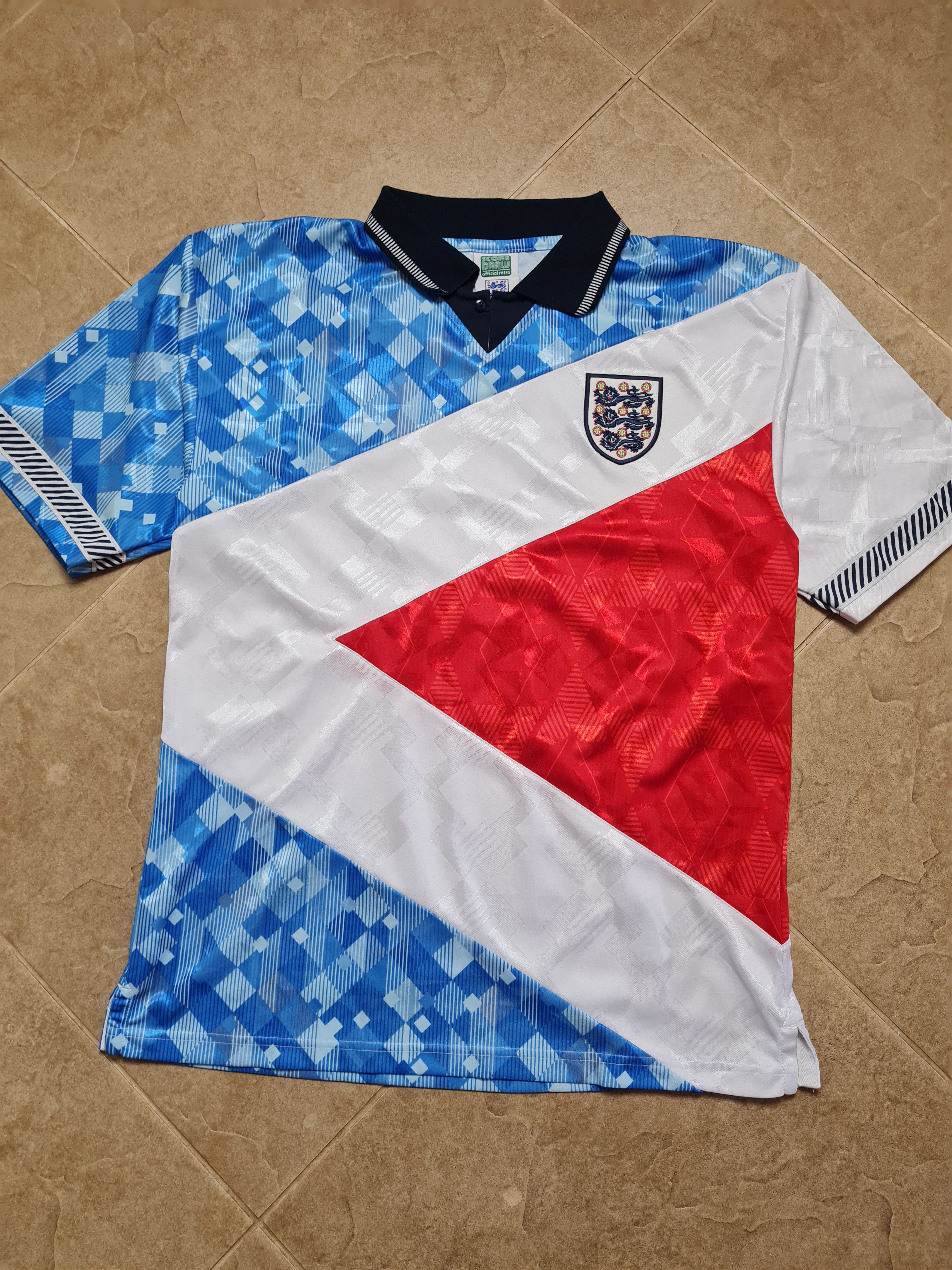 Other England Retro Remake Special Football Jersey Score Draw Size US L / EU 52-54 / 3 - 1 Thumbnail