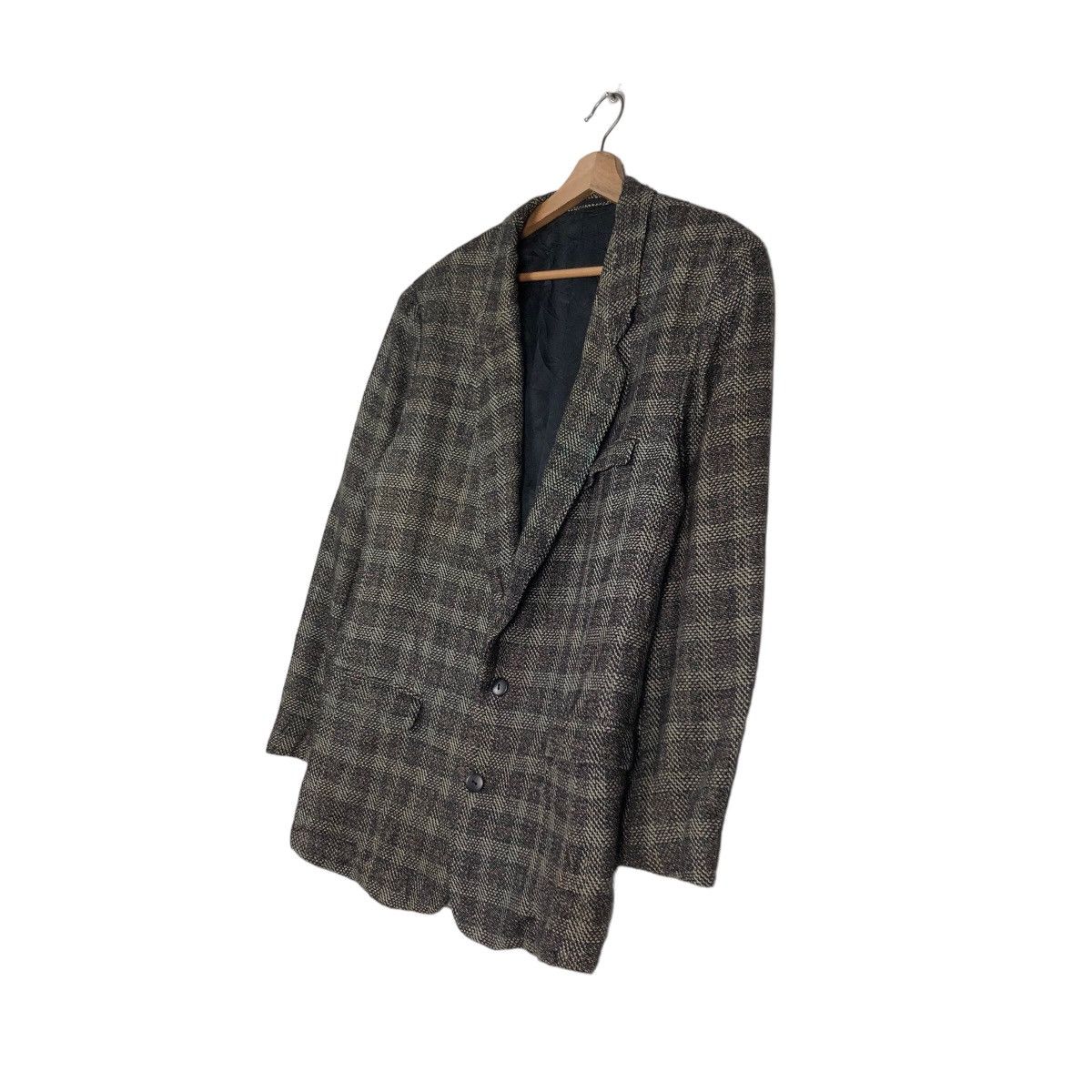 Issey Miyake 🔥Vintage Double Breast Barrique Selection Tartan Design Size US L / EU 52-54 / 3 - 2 Thumbnail