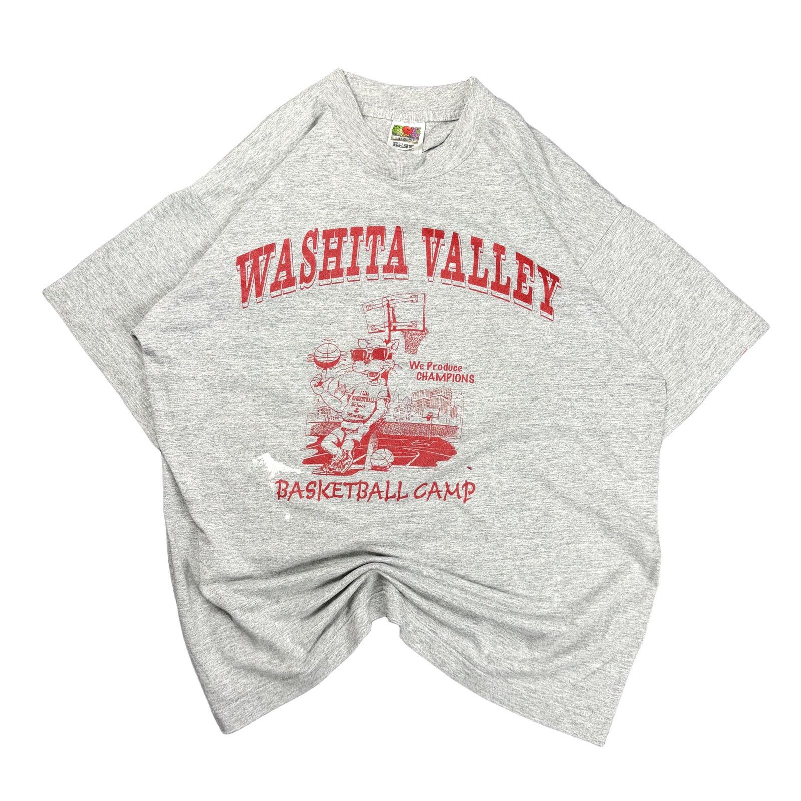 Vintage Vintage Washita Valley Basketball Camp Tee L Single Stitch Size US L / EU 52-54 / 3 - 1 Thumbnail
