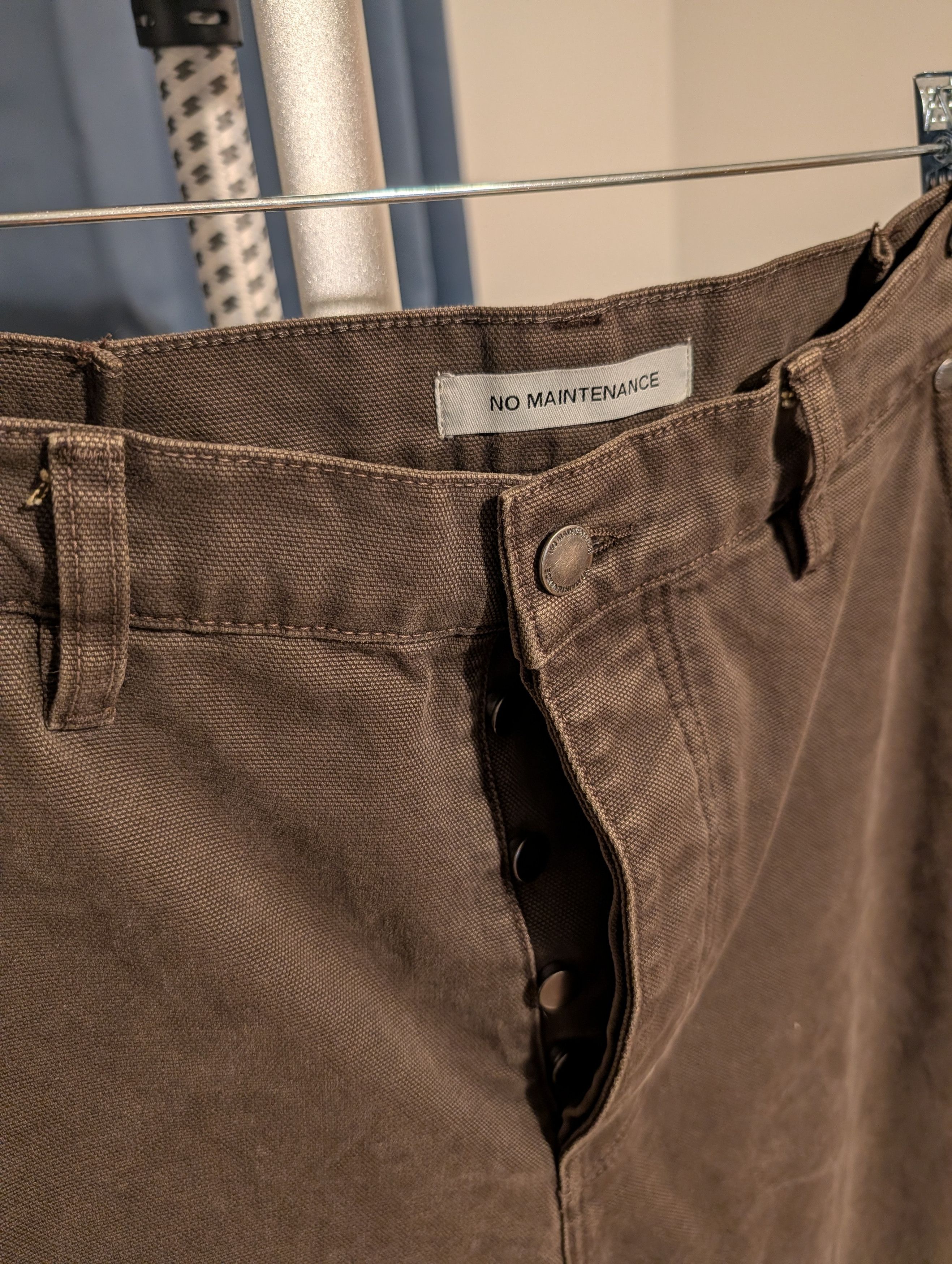 No Maintenance Torai Canvas Wide Leg Carpenters Size US 34 / EU 50 - 4 Thumbnail
