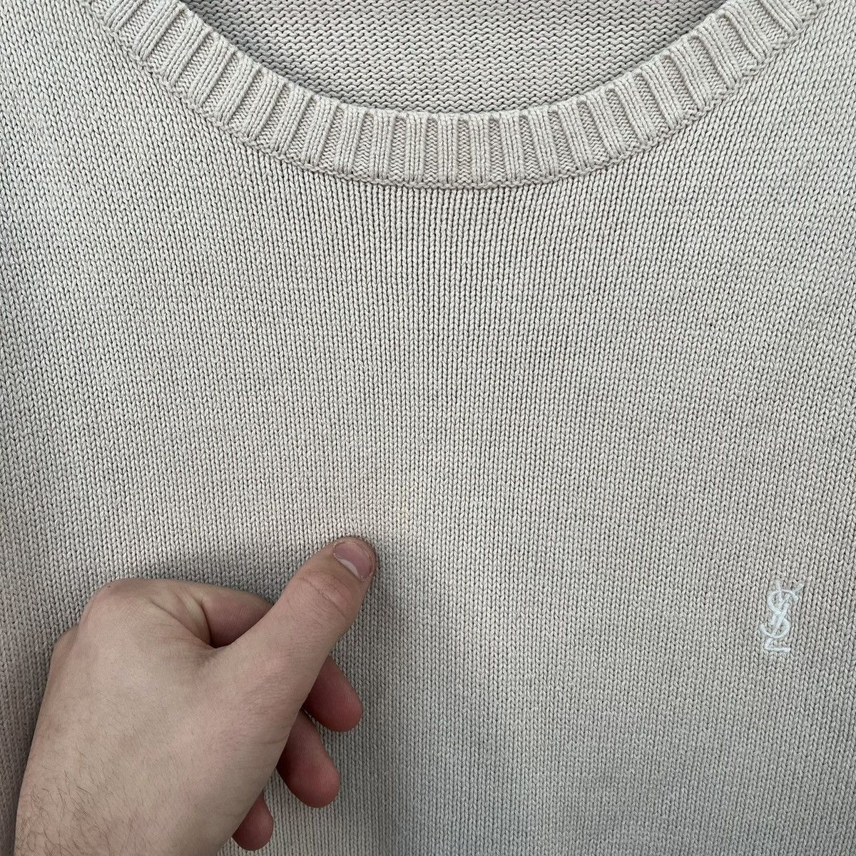 Yves Saint Laurent Vintage Yves Saint Lauren Knit Sweater Size US L / EU 52-54 / 3 - 10 Thumbnail