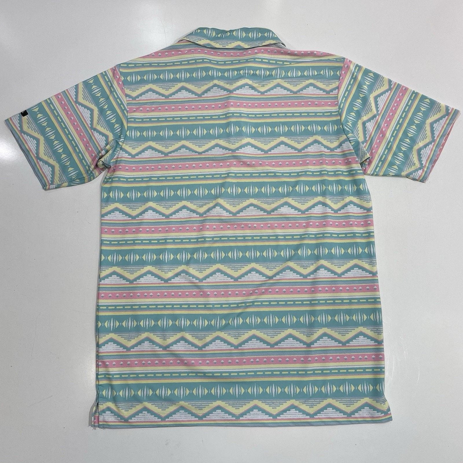 Bad Birdie Bad Birdie Salty Savage Golf Polo Shirt Men’s Size M Aztec Size US M / EU 48-50 / 2 - 7 Thumbnail