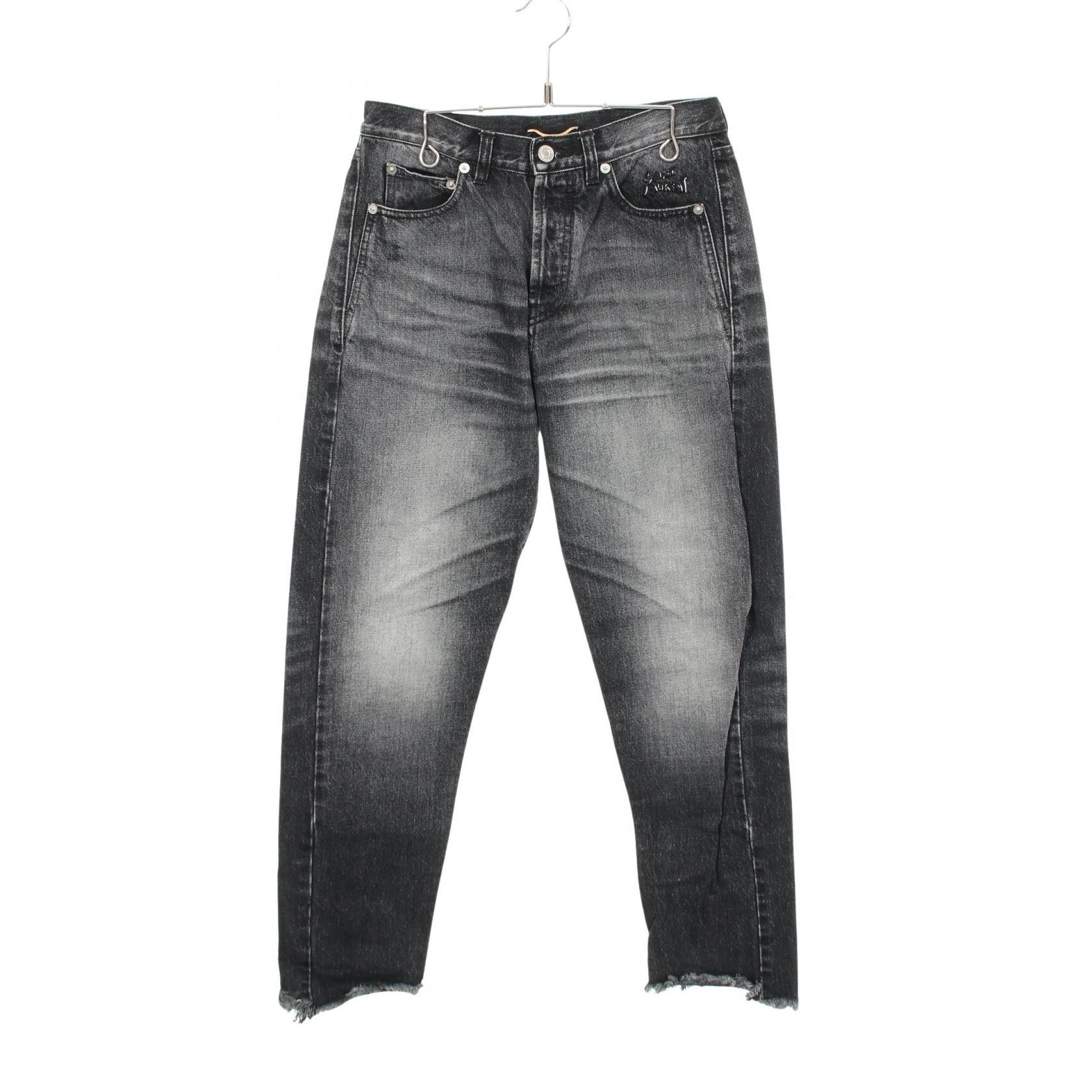 Yves Saint Laurent Yves Saint Laurent Saint Laurent Paris Cotton Denim Pants Textile Jeans 480678 DUTY FREE for USA Size ONE SIZE - 1 Thumbnail