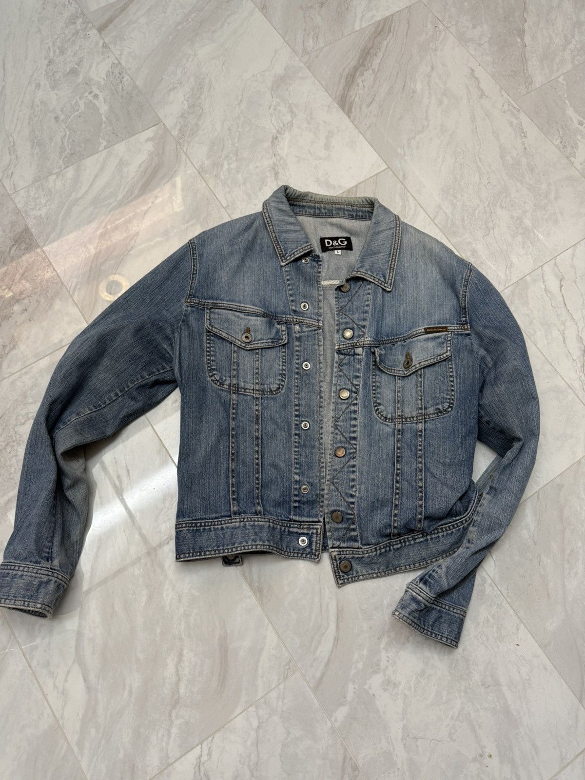 Dolce & Gabbana Dolce & Gabbana Denim Jacket Size US L / EU 52-54 / 3 - 1 Thumbnail
