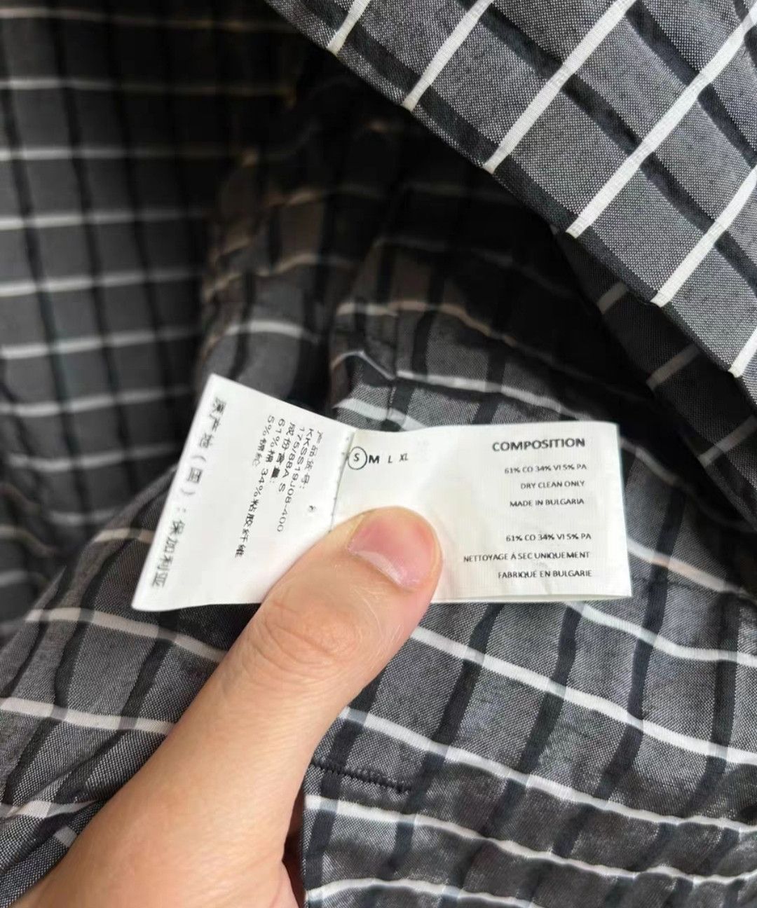 Kiko Kostadinov Kiko Kostadinov Plaid Shirt Size US S / EU 44-46 / 1 - 5 Thumbnail