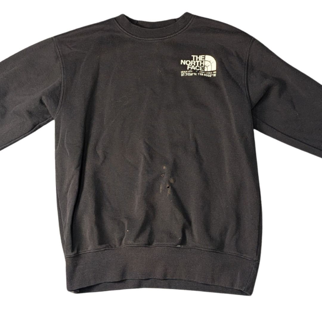 The North Face The North Face Distressed Logo Graphic Crewneck Sweatshirt Size US M / EU 48-50 / 2 - 1 Thumbnail