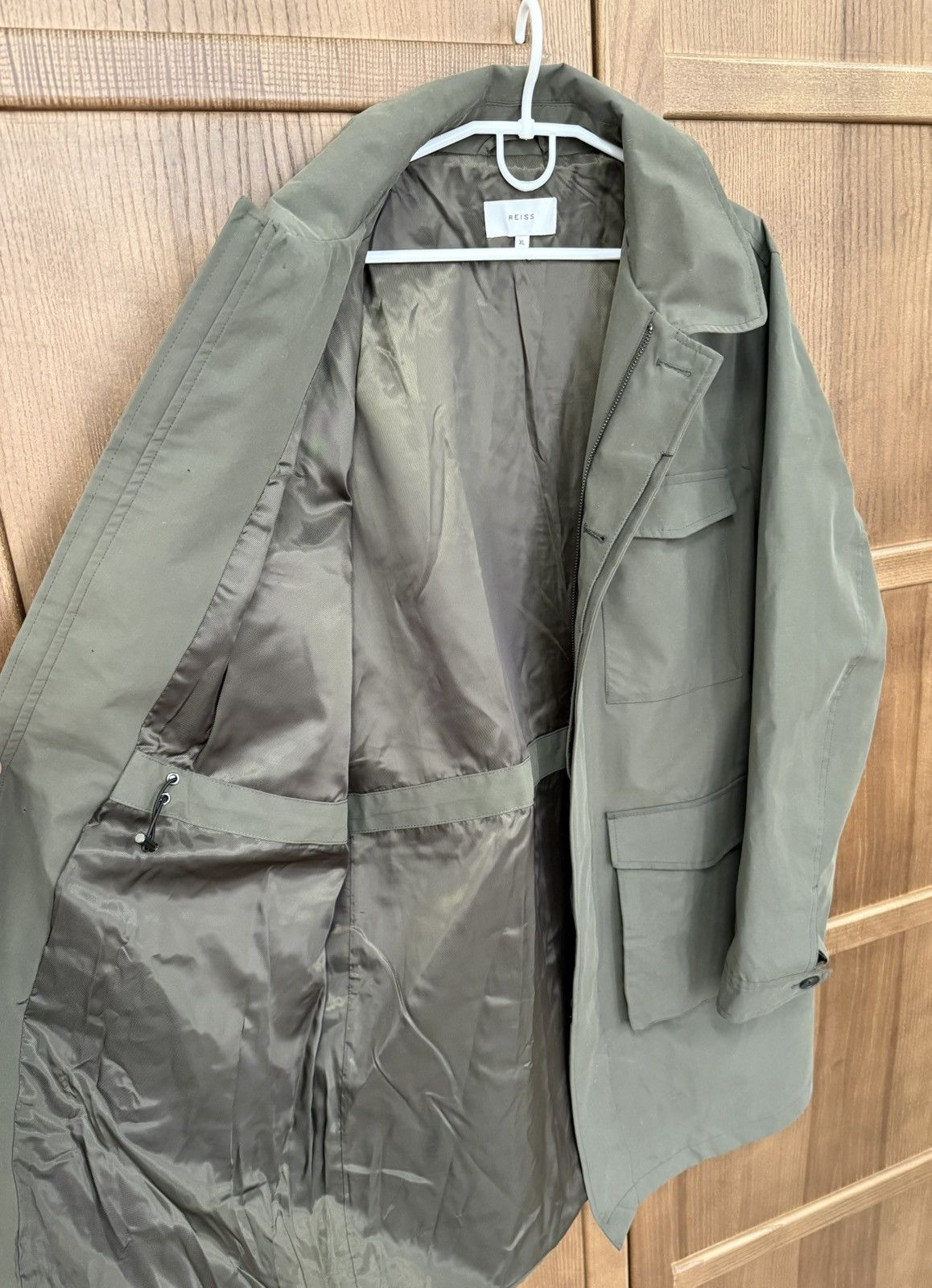 Reiss Reiss Khaki Goretex Trench Jacket Mens Size XL Size US XL / EU 56 / 4 - 8 Thumbnail