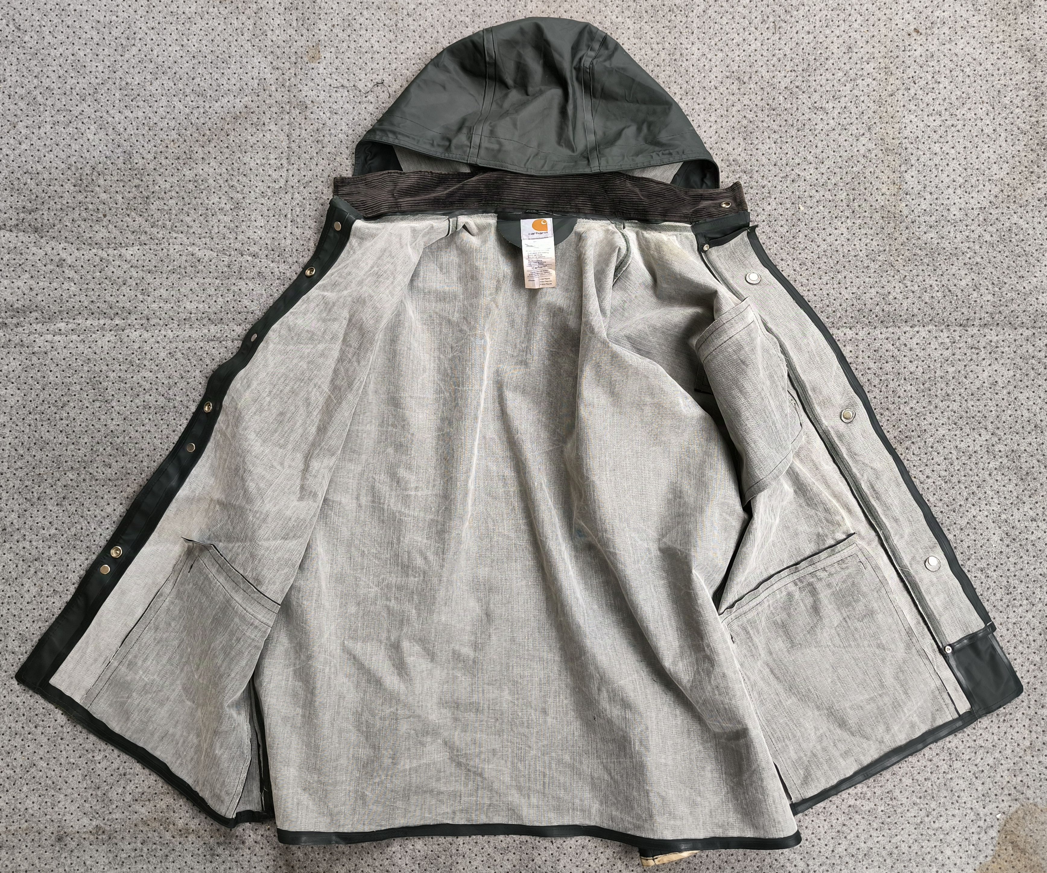 Carhartt CARHARTT Polyvinyl Chloride hoodie rain jacket Size US L / EU 52-54 / 3 - 8 Thumbnail