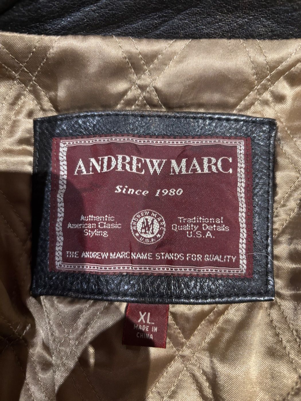 Andrew Marc Andrew Marc Leather Jacket Black Size XL Size US XL / EU 56 / 4 - 8 Thumbnail
