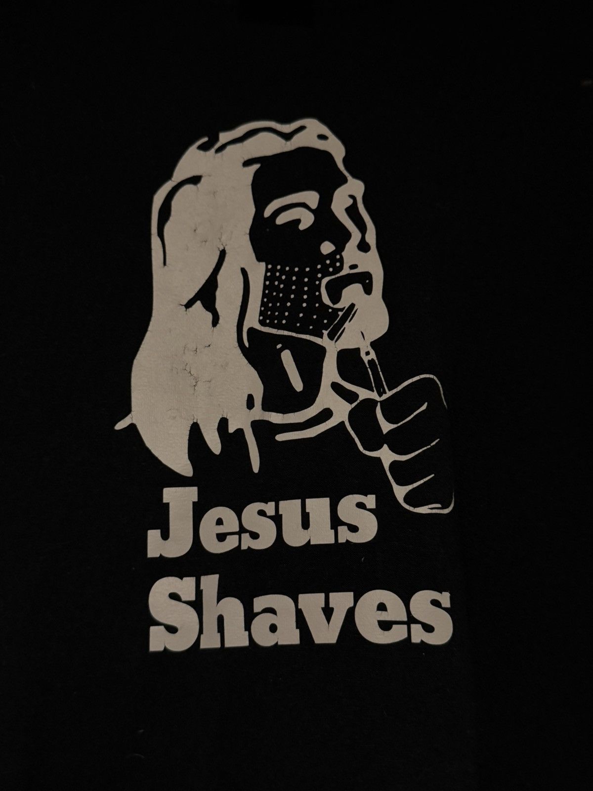 Vintage Y2K jesus shaves / jesus saves christian tee Size US L / EU 52-54 / 3 - 2 Thumbnail