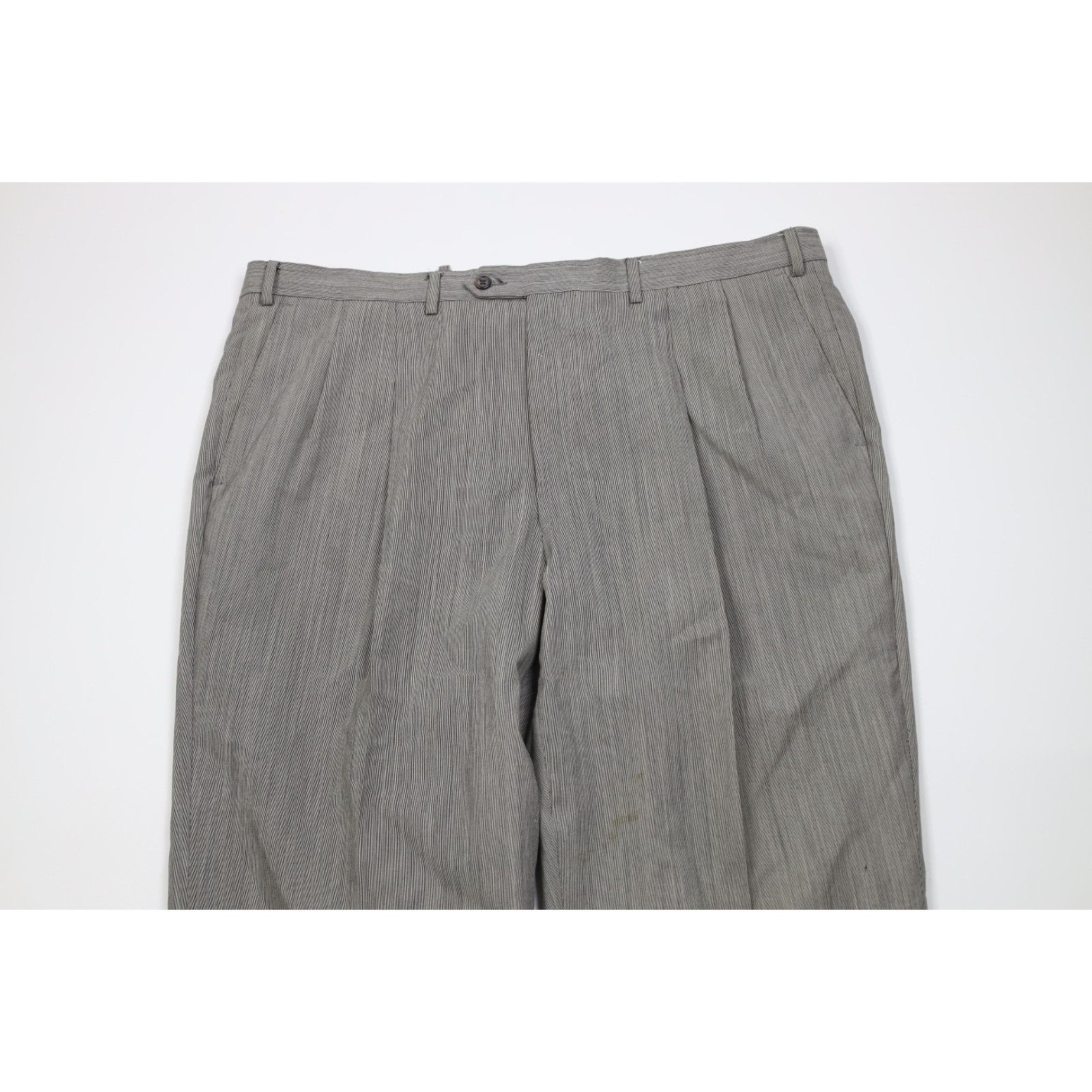 Vintage Vintage Streetwear Thrashed 3 Piece Suit Wedding Size 48R - 15 Thumbnail