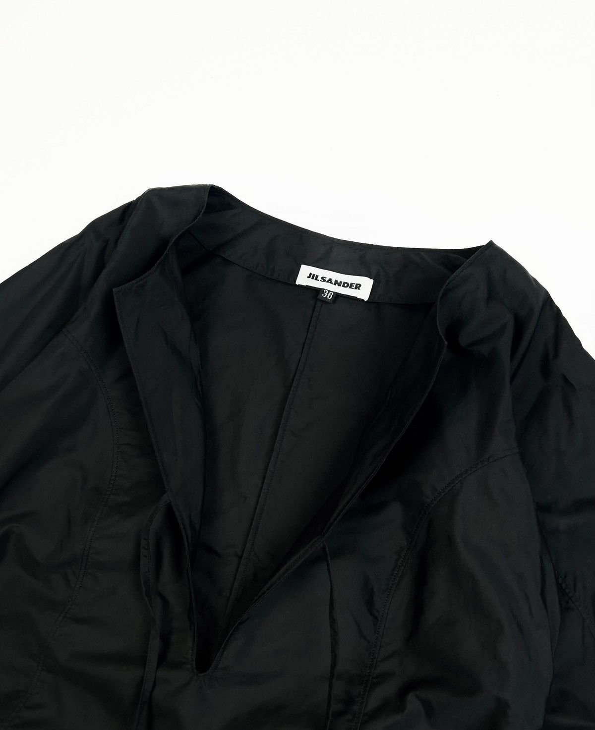 Jil Sander Rare JIL SANDER Blouse Black Top Avant Garde Size S Size S / US 4 / IT 40 - 9 Thumbnail