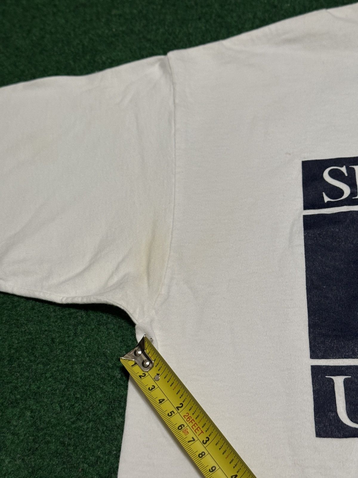 Jansport Slippery Rock University Large Vintage 90s White T Shirt Size US L / EU 52-54 / 3 - 9 Thumbnail