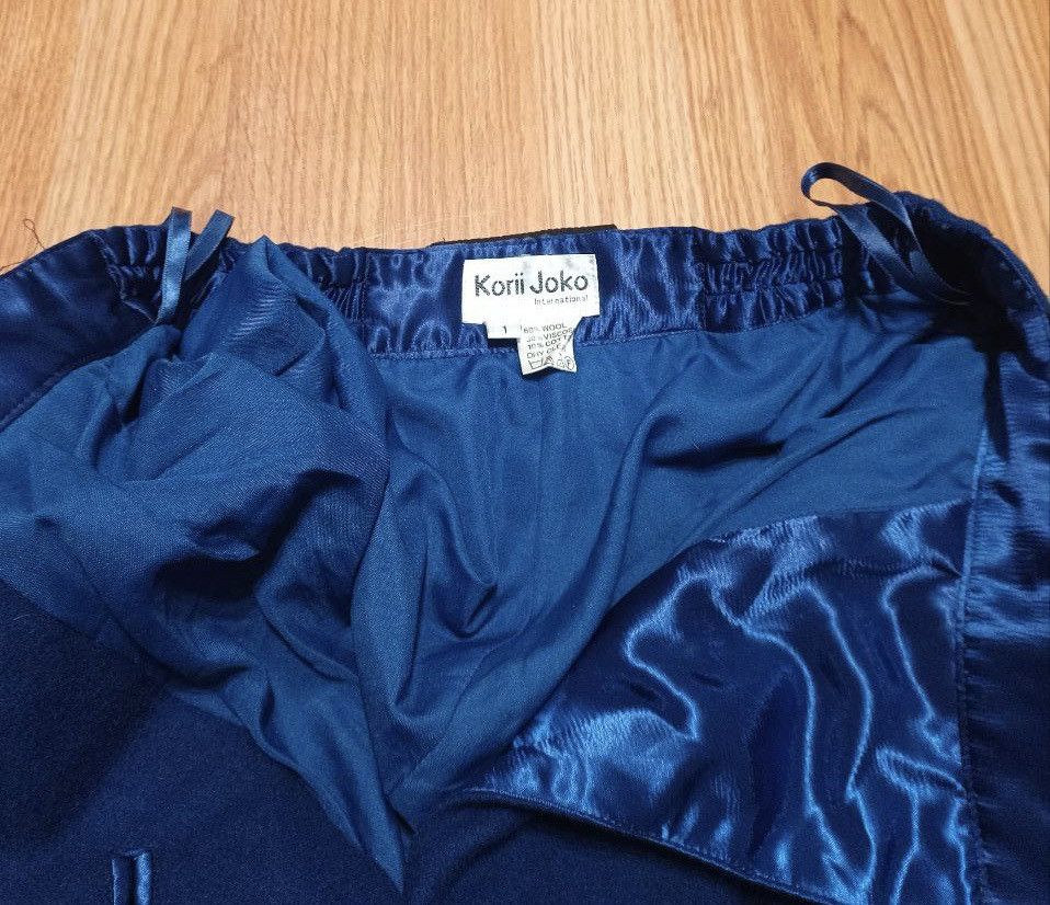 Designer Korii Joko International Wool Blend Blue Vintage Pants Sz 1 Size 25" / US 0 / IT 36 - 9 Thumbnail