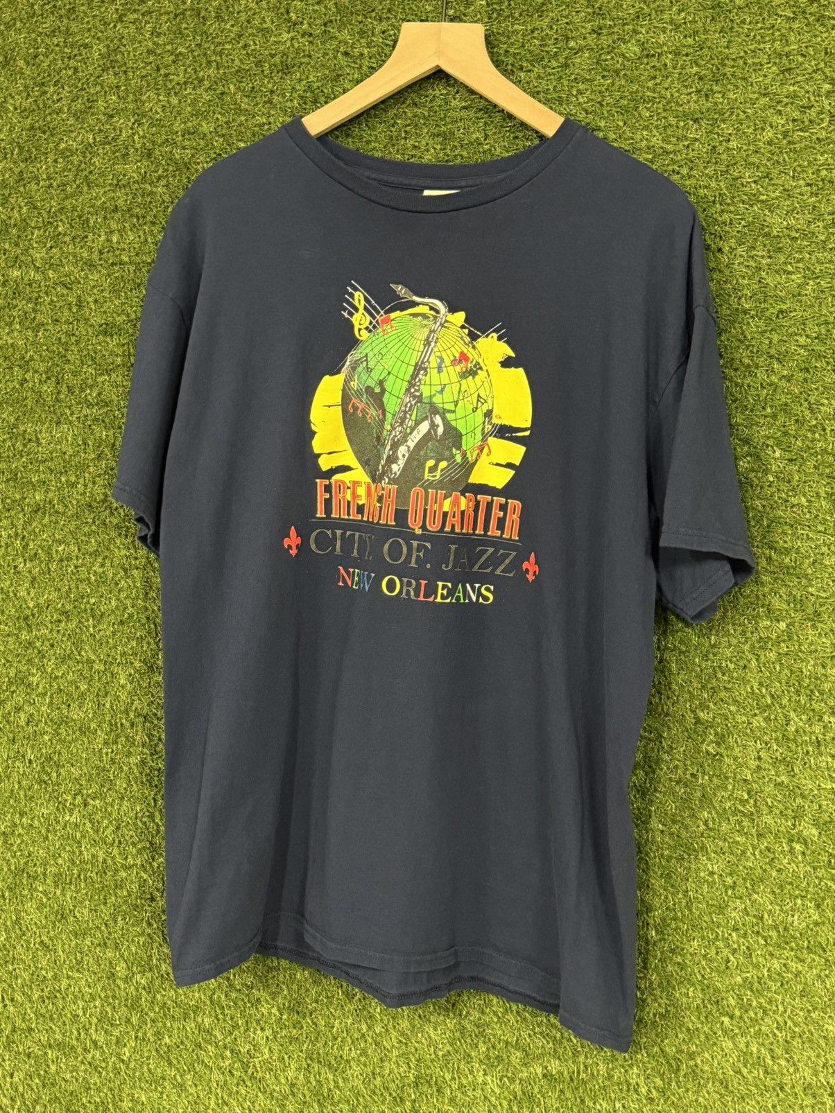Vintage Vintage Pro Delta Saxophone Jazz French Quarter Tee XL Size US XL / EU 56 / 4 - 2 Thumbnail