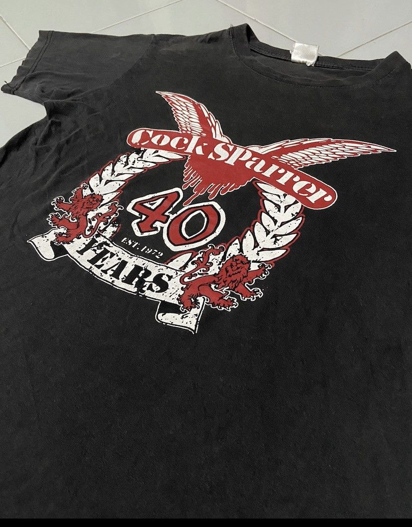 Band Tees × Vintage Vintage Cock Sparrer 40th Anniversary Size US M / EU 48-50 / 2 - 11 Thumbnail