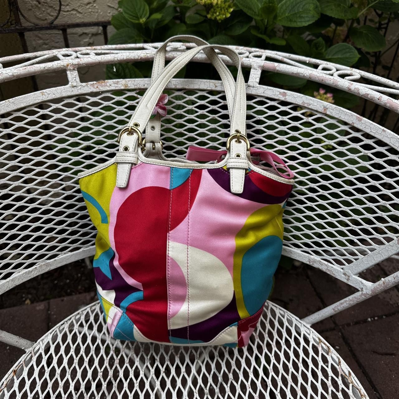 Coach Rare Y2K Colorful Satin Coach Mini Tote Size ONE SIZE - 2 Thumbnail