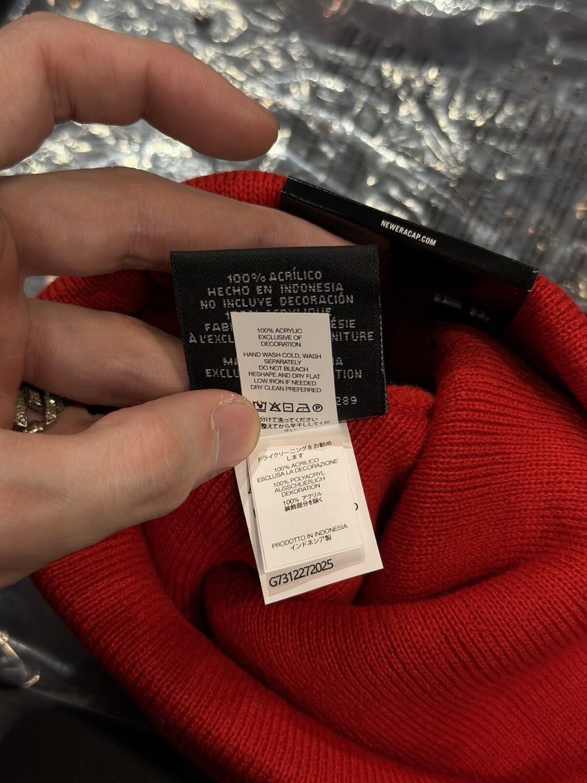 Supreme Supreme New Era Devil S Logo Beanie - Red - Brand New Size ONE SIZE - 9 Thumbnail