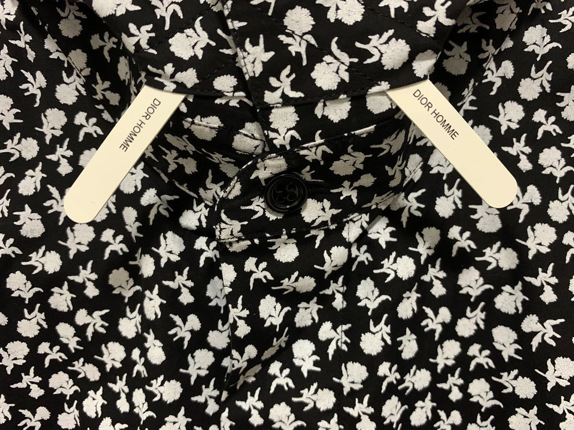 Dior Dior Homme 16FW Roses All Over Print Shirt 39 Size US M / EU 48-50 / 2 - 5 Thumbnail
