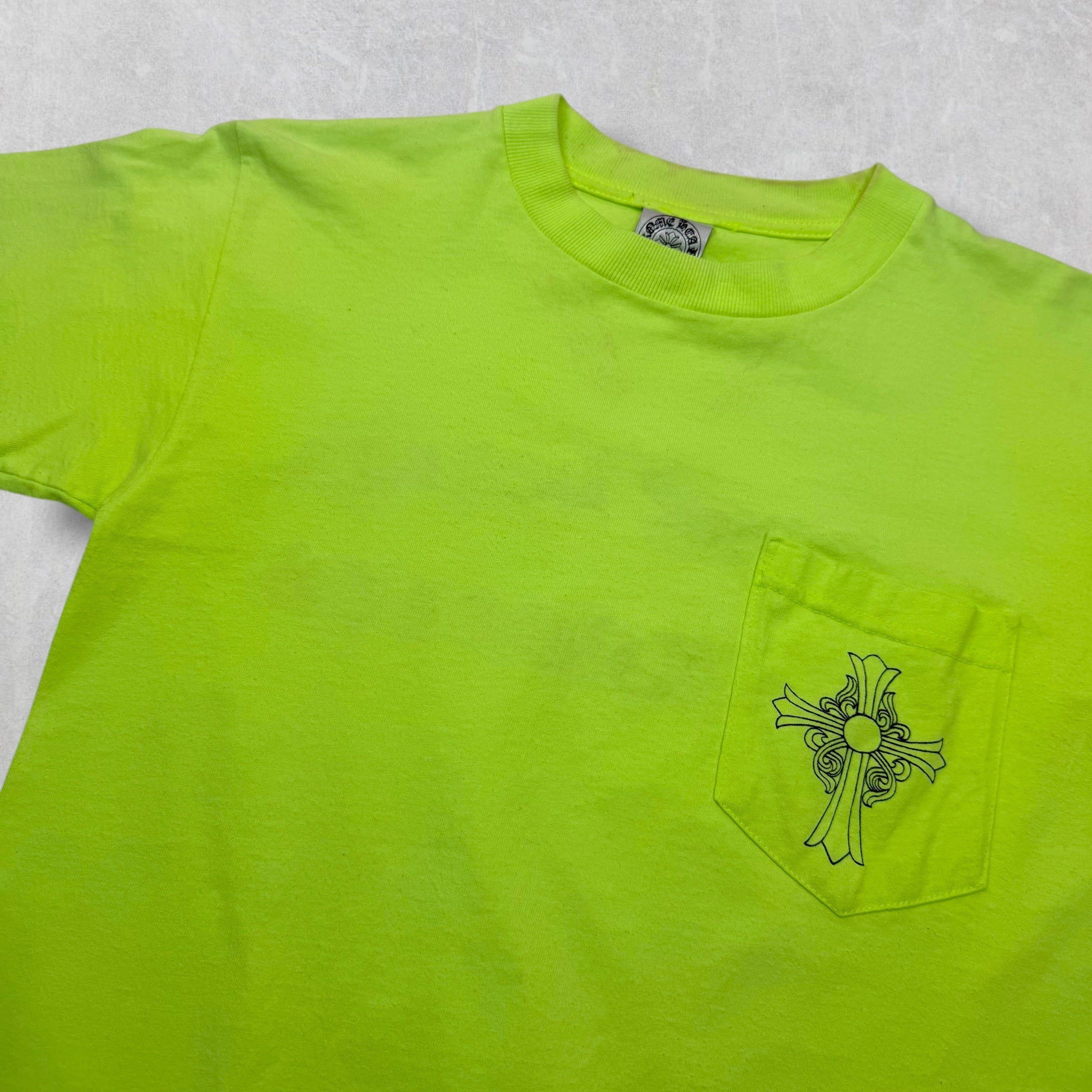 Chrome Hearts Vintage Chrome Hearts LA Scroll Logo Neon Tee S Size US S / EU 44-46 / 1 - 4 Thumbnail