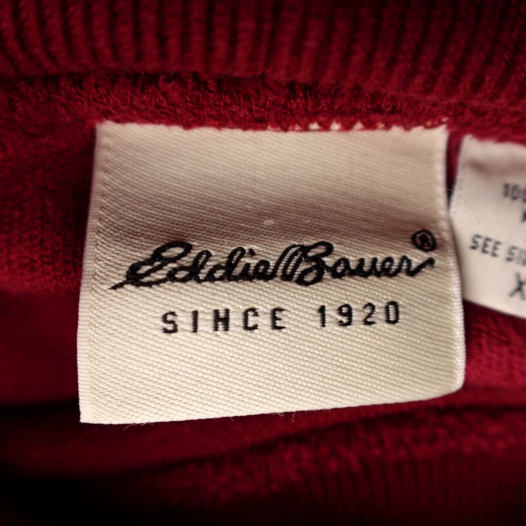 Eddie Bauer VINTAGE Eddie Bauer Sweater Womens 2XL Red Turtleneck Long Sleeve Made In USA Size XXL / US 16-18 / IT 52-54 - 2 Thumbnail