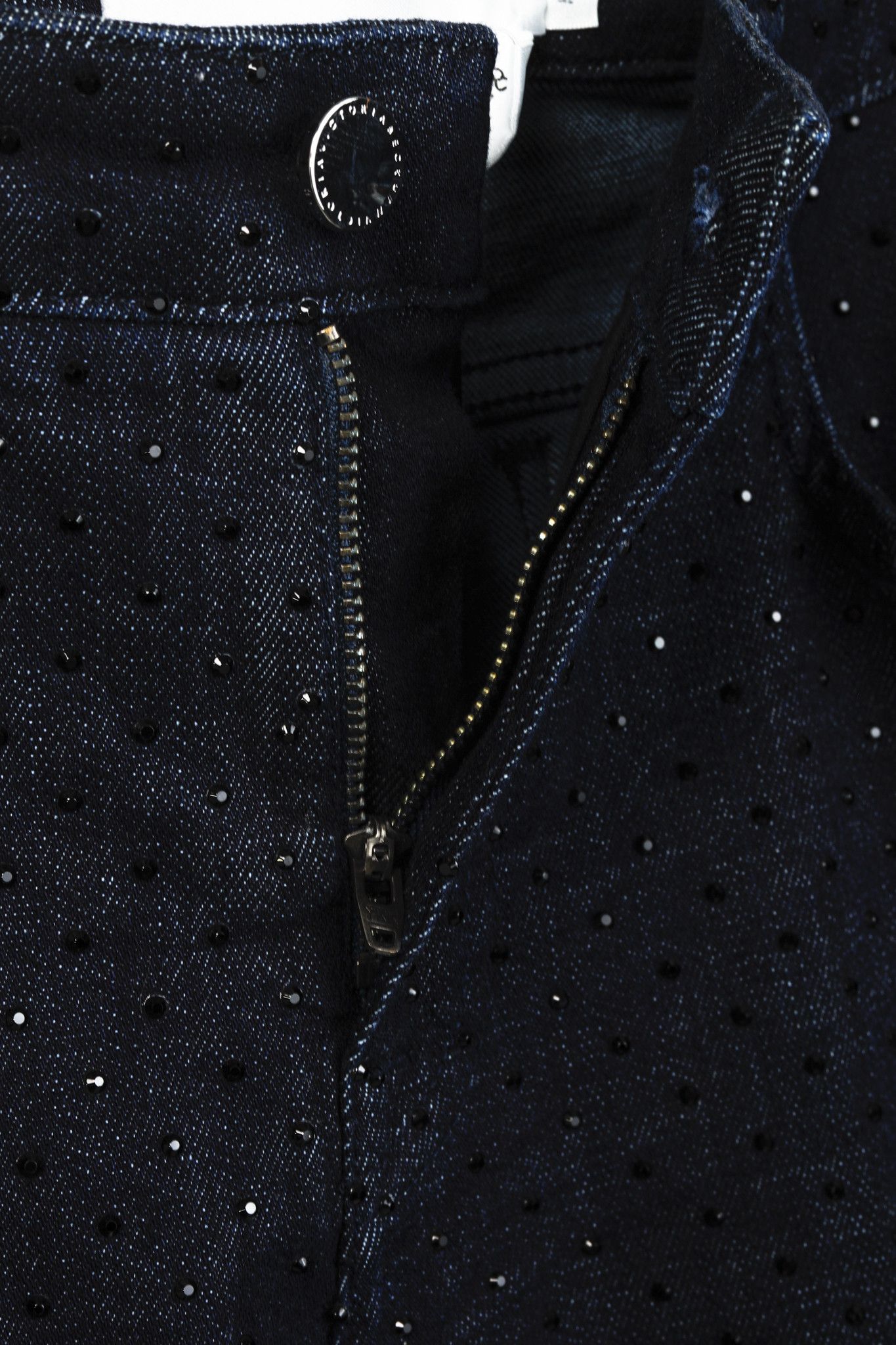 Victoria Beckham Victoria Beckham Rhinestone Dark Navy Jeans Size 29" - 11 Thumbnail