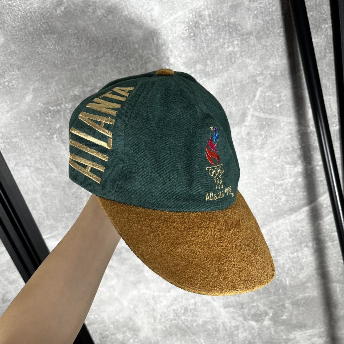 USA Olympics Vintage Atlanta 1996 Olympics Games Green Cap McDonalds Y2K Size ONE SIZE - 4 Thumbnail