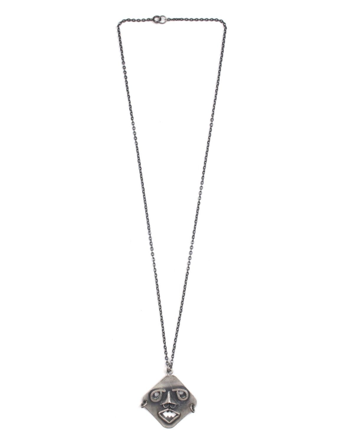 Hysteric Glamour 1990S JAPANESE MADE OXIDIZED TRIBAL MASK NECKLACE Size ONE SIZE - 2 Thumbnail