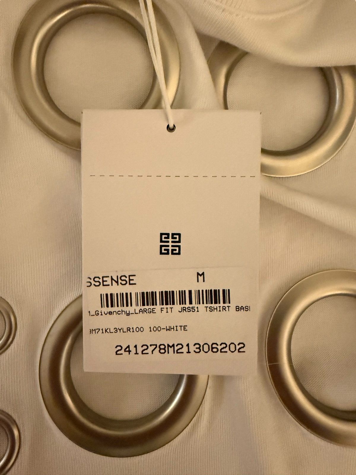 Givenchy Givenchy Eyelet T-Shirt Size US M / EU 48-50 / 2 - 4 Thumbnail