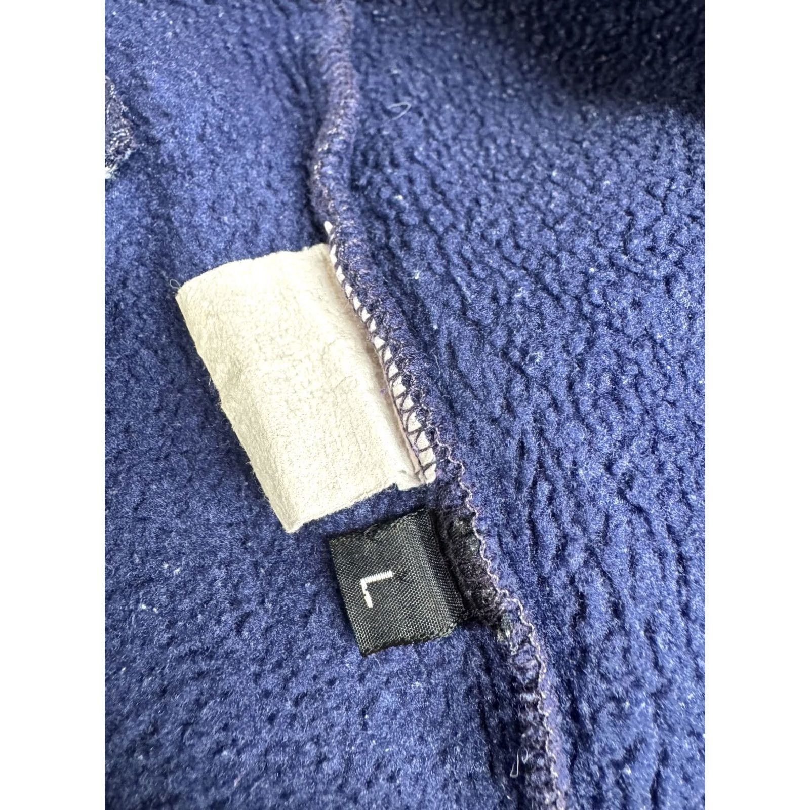 Patagonia VINTAGE Patagonia Men's Navy Blue Fleece Sweatpants Synchilla 1990s Pants Size L Elastic Size US 33 - 3 Thumbnail